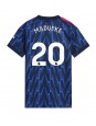 Arsenal Noni Madueke #20 Replika Borta Kläder Dam 2025-26 Kortärmad